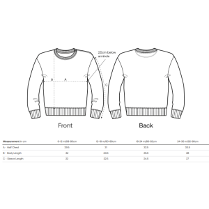 SWEAT COL ROND BEBE CHARDIN