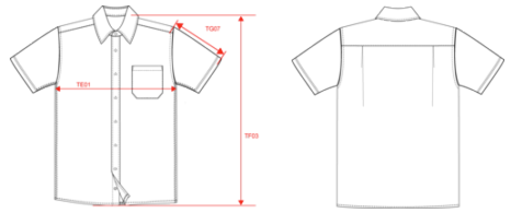 Chemise manches courtes homme