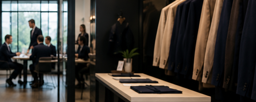 Vêtements professionnels personnalisés sur mesure
